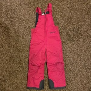 Arctic - Toddler Girl Snow Bib - Pink